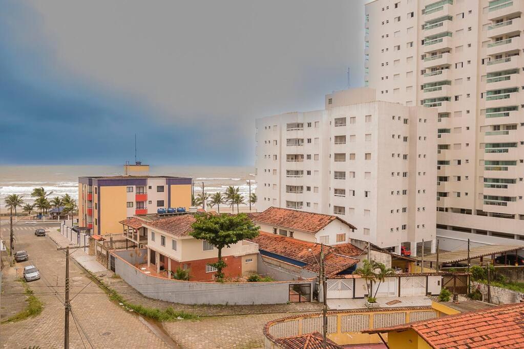Mongaguá100 M Da Praia Elevador Garagem E Portao Automaticoアパートメント エクステリア 写真